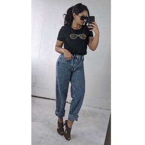 Black Karl Lagerfeld shirtsleeve tee shirt